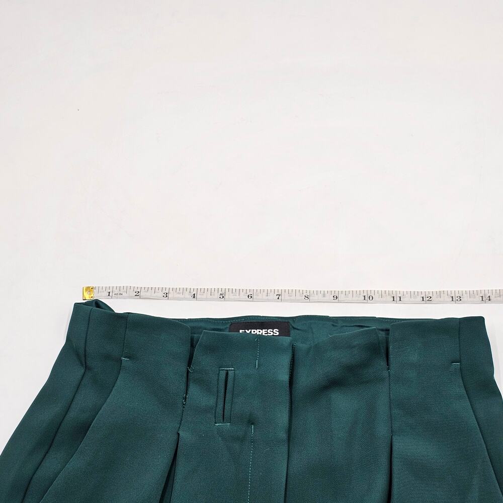 Express Green Wide Leg Pants - Picture 5 of 7